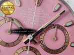 Daytona AET White Ceramic Case and Bracelet Pink Dial N6F Best Edition SA4130 - Görsel 12