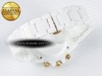 Daytona AET White Ceramic Case and Bracelet Pink Dial N6F Best Edition SA4130 - Görsel 17