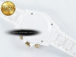 Daytona AET White Ceramic Case and Bracelet Pink Dial N6F Best Edition SA4130 - Görsel 18