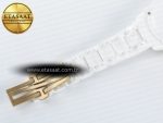 Daytona AET White Ceramic Case and Bracelet Pink Dial N6F Best Edition SA4130 - Görsel 21