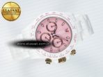 Daytona AET White Ceramic Case and Bracelet Pink Dial N6F Best Edition SA4130 - Görsel 8