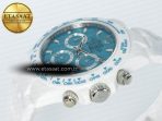 Daytona AET White Ceramic Case and Bracelet Tiffany Blue Dial N6F Best Edition SA4130 - Görsel 6