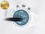 Daytona AET White Ceramic Case and Bracelet Tiffany Blue Dial N6F Best Edition SA4130 - Görsel 9