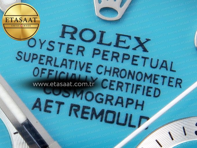 Daytona AET White Ceramic Case and Bracelet Tiffany Blue Dial Noob Best Edition SA4130 - Görsel 10