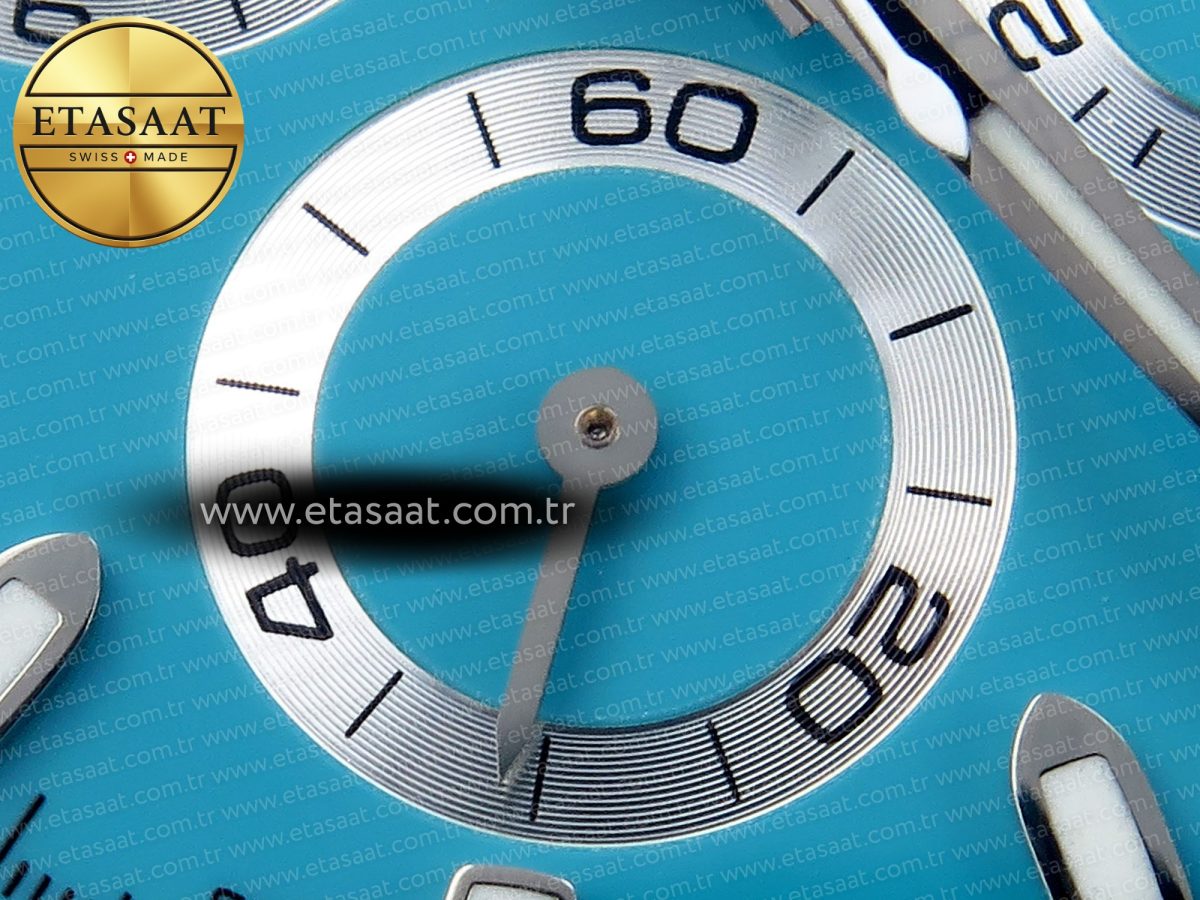 Rolex Daytona White Ceramic Blue Noob SA4130 - Görsel 13
