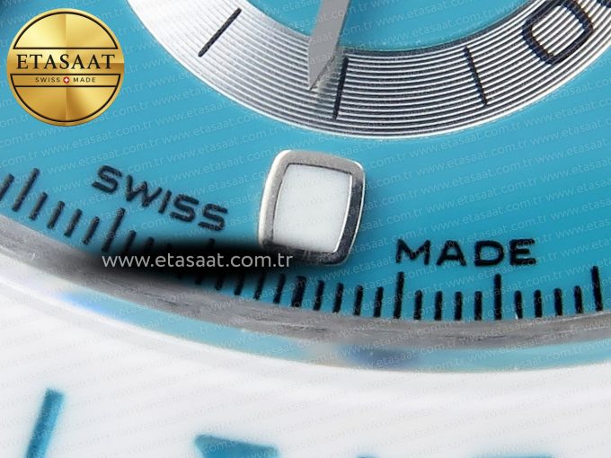 Daytona AET White Ceramic Case and Bracelet Tiffany Blue Dial Noob Best Edition SA4130 - Görsel 14