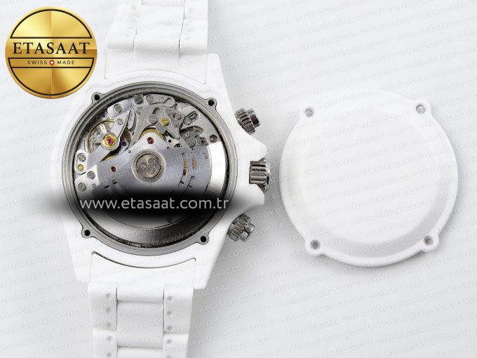 Daytona AET White Ceramic Case and Bracelet Tiffany Blue Dial Noob Best Edition SA4130 - Görsel 19