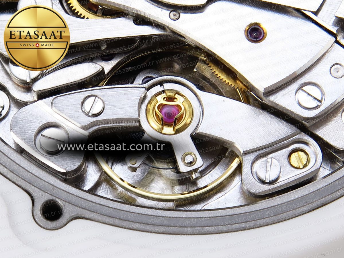 Rolex Daytona White Ceramic Blue Noob SA4130 - Görsel 23