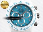 Daytona AET White Ceramic Case and Bracelet Tiffany Blue Dial Noob Best Edition SA4130 - Görsel 4