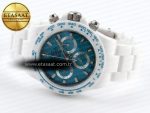 Daytona AET White Ceramic Case and Bracelet Tiffany Blue Dial Noob Best Edition SA4130 - Görsel 6
