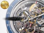 Daytona Artisans Skeleton SS ADGF Best Edition Blue Ceramic Bezel Skeleton Dial on SS Oyster Bracelet SA4130 - Görsel 10