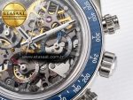 Daytona Artisans Skeleton SS ADGF Best Edition Blue Ceramic Bezel Skeleton Dial on SS Oyster Bracelet SA4130 - Görsel 12