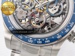Daytona Artisans Skeleton SS ADGF Best Edition Blue Ceramic Bezel Skeleton Dial on SS Oyster Bracelet SA4130 - Görsel 13