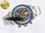 Daytona Artisans Skeleton SS ADGF Best Edition Blue Ceramic Bezel Skeleton Dial on SS Oyster Bracelet SA4130 - Görsel 8