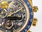 Rolex Daytona Artisans Skeleton Blue Ceramic SA4130 - Görsel 12