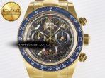 Rolex Daytona Artisans Skeleton Blue Ceramic SA4130 - Görsel 4