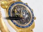 Rolex Daytona Artisans Skeleton Blue Ceramic SA4130 - Görsel 5