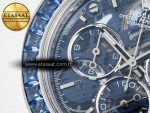 Daytona Artisans SS GETF Best Edition Blue Skeleton Dial Diamonds Bezel on SS Bracelet DD4802 - Görsel 13