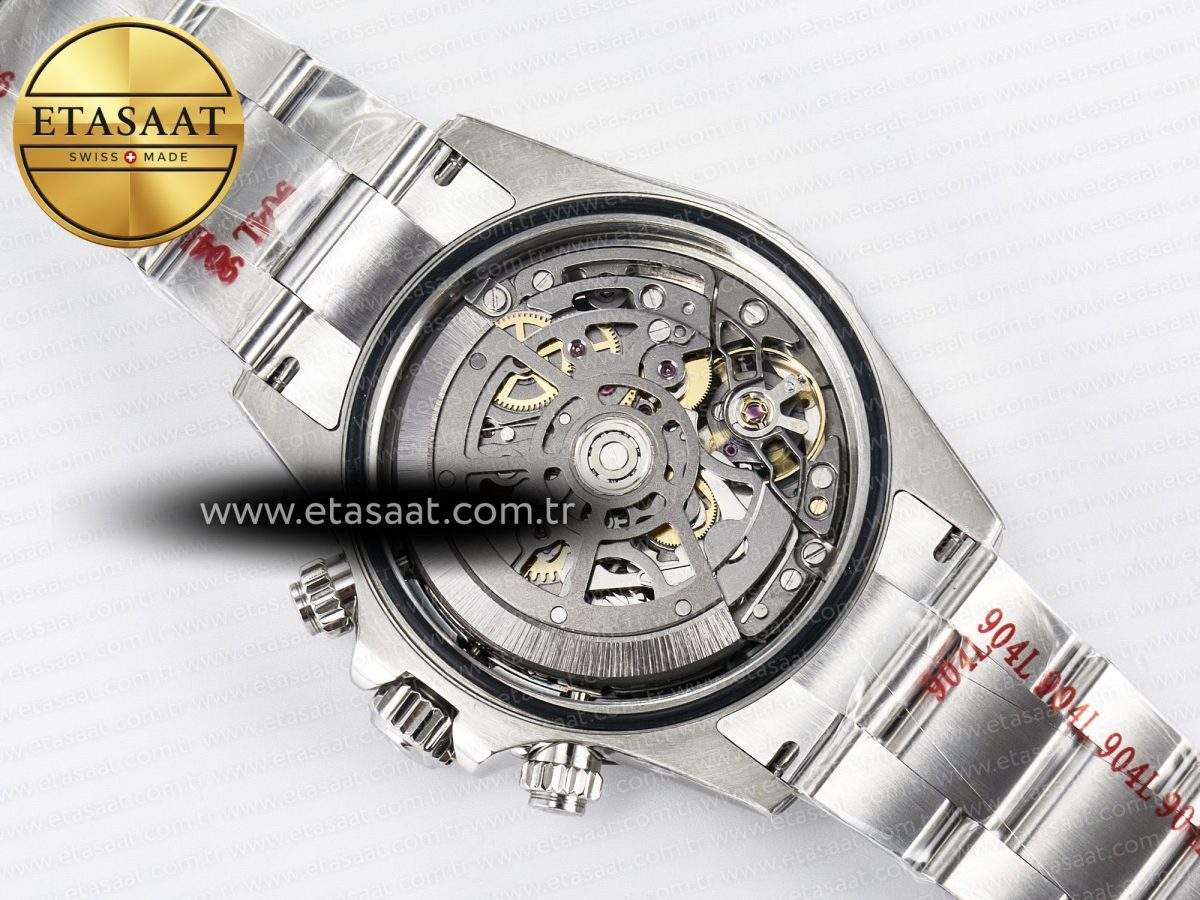 Daytona Artisans SS GETF Best Edition Blue Skeleton Dial Diamonds Bezel on SS Bracelet DD4802 - Görsel 18