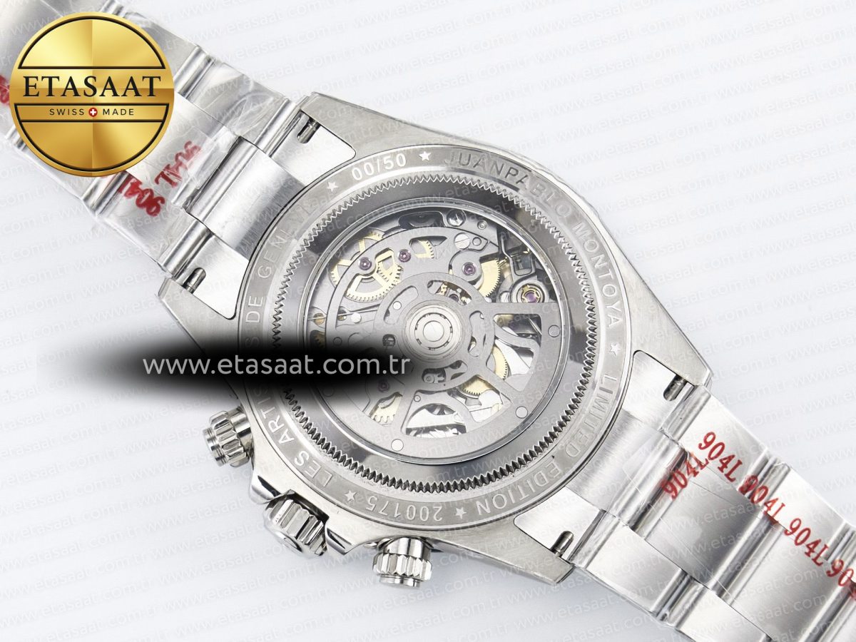 Daytona Artisans SS GETF Best Edition Blue Skeleton Dial Diamonds Bezel on SS Bracelet DD4802 - Görsel 20