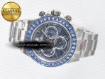 Daytona Artisans SS GETF Best Edition Blue Skeleton Dial Diamonds Bezel on SS Bracelet DD4802 - Görsel 9