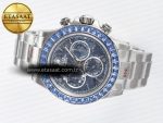 Daytona Artisans SS GETF Best Edition Blue Skeleton Dial Diamonds Bezel on SS Bracelet DD4802 - Görsel 9
