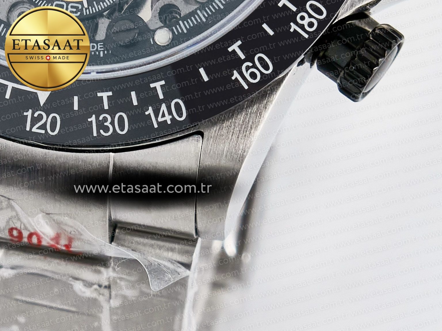 Daytona Artisans SS GETF Best Edition Skeleton Dial Black Ceramic Bezel on SS Bracelet DD4802 - Görsel 14