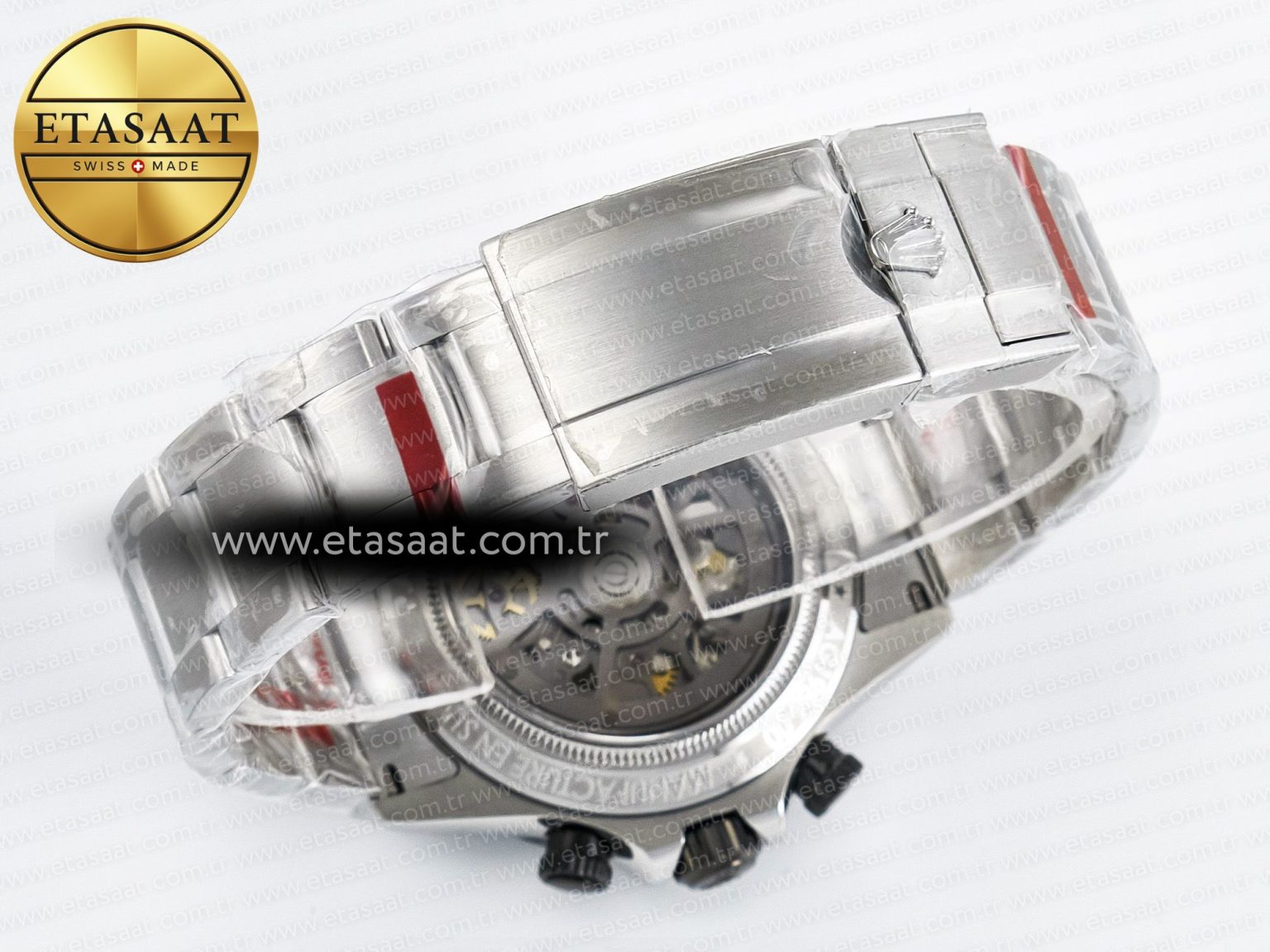 Daytona Artisans SS GETF Best Edition Skeleton Dial Black Ceramic Bezel on SS Bracelet DD4802 - Görsel 17