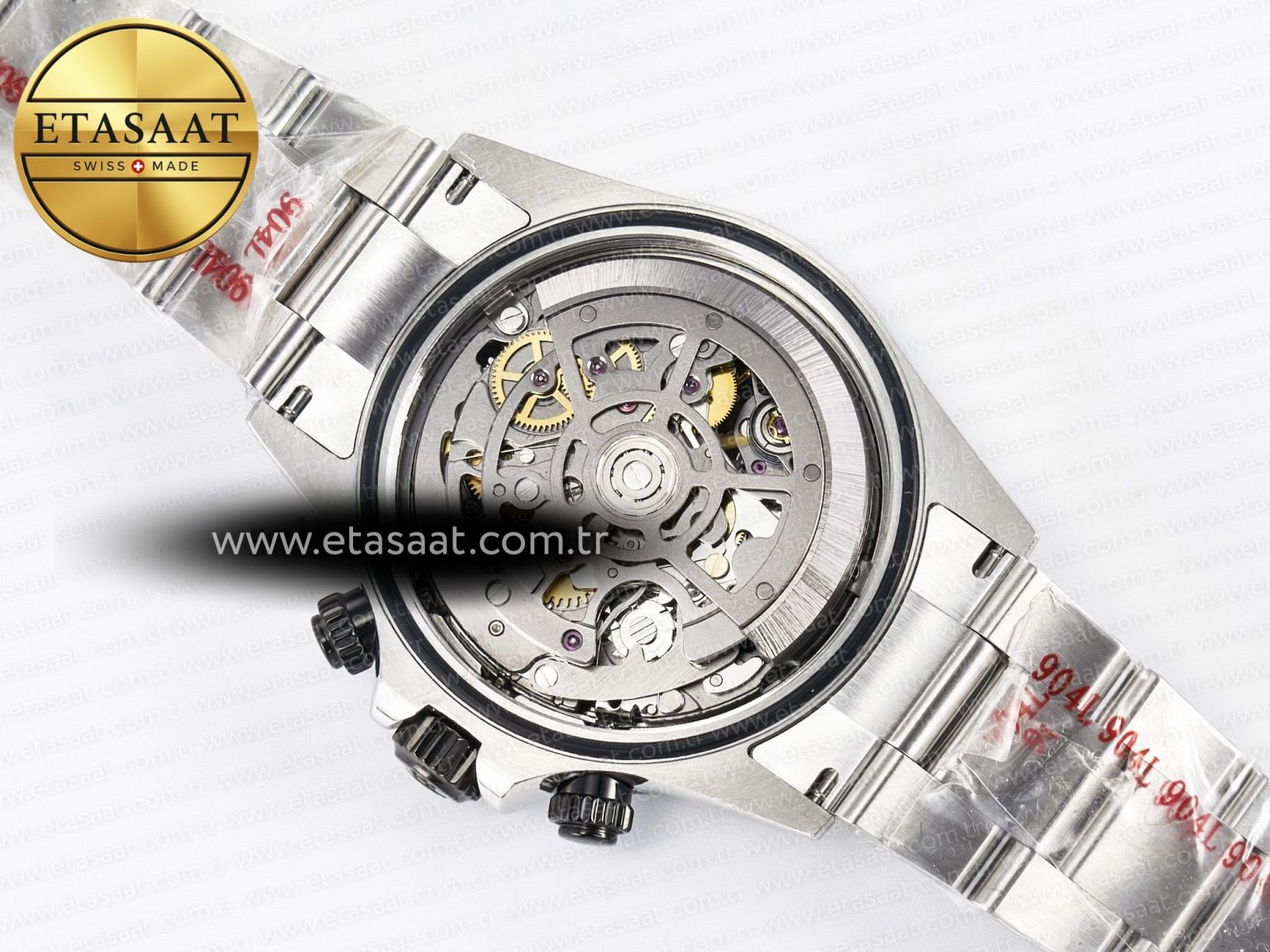 Daytona Artisans SS GETF Best Edition Skeleton Dial Black Ceramic Bezel on SS Bracelet DD4802 - Görsel 20