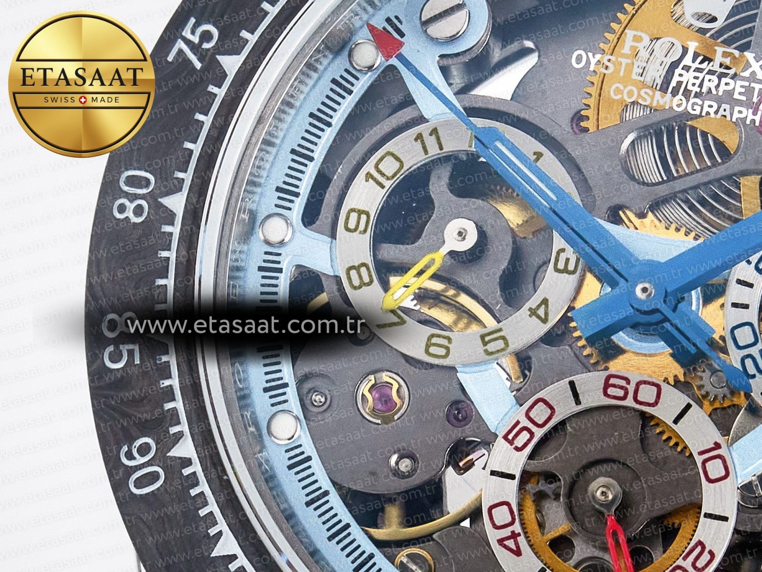 Daytona Artisans SS GETF Best Edition Skeleton Dial Carbon Bezel on SS Bracelet DD4802 - Görsel 13