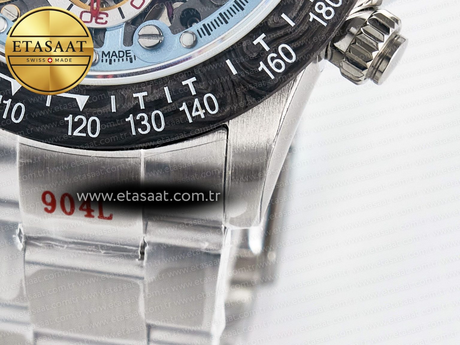Daytona Artisans SS GETF Best Edition Skeleton Dial Carbon Bezel on SS Bracelet DD4802 - Görsel 14