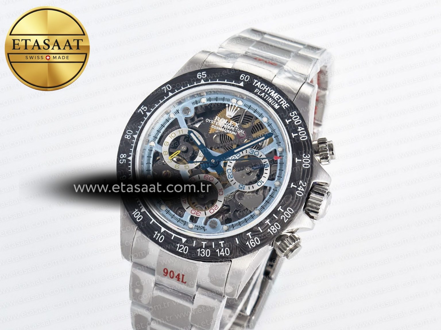 Daytona Artisans SS GETF Best Edition Skeleton Dial Carbon Bezel on SS Bracelet DD4802 - Görsel 2