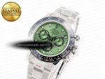 Daytona Black Ceramic Bezel Noob Best Edition Green Dial on SS Oyster Bracelet SA4130