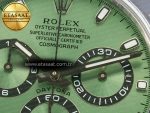 Daytona Black Ceramic Bezel Noob Best Edition Green Dial on SS Oyster Bracelet SA4130 - Görsel 10
