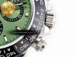 Daytona Black Ceramic Bezel Noob Best Edition Green Dial on SS Oyster Bracelet SA4130 - Görsel 13