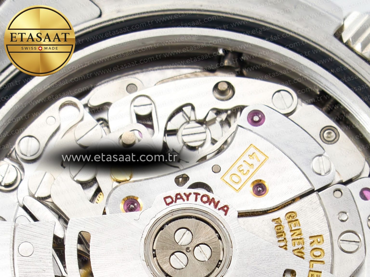 Daytona Black Ceramic Bezel Noob Best Edition Green Dial on SS Oyster Bracelet SA4130 - Görsel 22