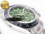 Daytona Black Ceramic Bezel Noob Best Edition Green Dial on SS Oyster Bracelet SA4130 - Görsel 7