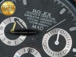 Daytona BLAKEN 1:1 Best Edition Matte Black Dial Rainbow Bezel on Ceramic Bracelet SA7750 - Görsel 10