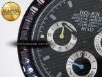 Daytona BLAKEN 1:1 Best Edition Matte Black Dial Rainbow Bezel on Ceramic Bracelet SA7750 - Görsel 13
