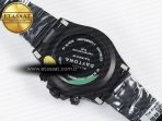 Daytona BLAKEN 1:1 Best Edition Matte Black Dial Rainbow Bezel on Ceramic Bracelet SA7750 - Görsel 18