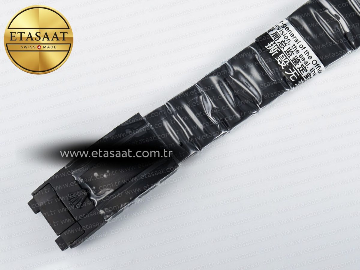 Daytona BLAKEN 1:1 Best Edition Matte Black Dial Rainbow Bezel on Ceramic Bracelet SA7750 - Görsel 20