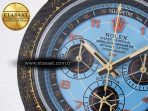 Daytona DIW “AVIA AZURE BLUE” Carbon DIWF 1:1 Best Edition Blue Dial on Orange Nylon Strap SH4130 - Görsel 10