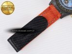 Daytona DIW “AVIA AZURE BLUE” Carbon DIWF 1:1 Best Edition Blue Dial on Orange Nylon Strap SH4130 - Görsel 23