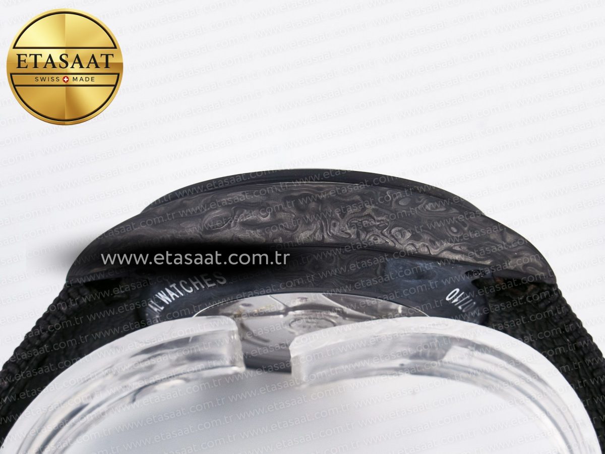 Daytona DIW “AVIA BLACK” Carbon DIWF 1:1 Best Edition Black/Red Dial on Black/Yellow Nylon Strap SH4130 - Görsel 14