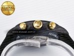 Daytona DIW “AVIA BLACK” Carbon DIWF 1:1 Best Edition Black/Red Dial on Black/Yellow Nylon Strap SH4130 - Görsel 15