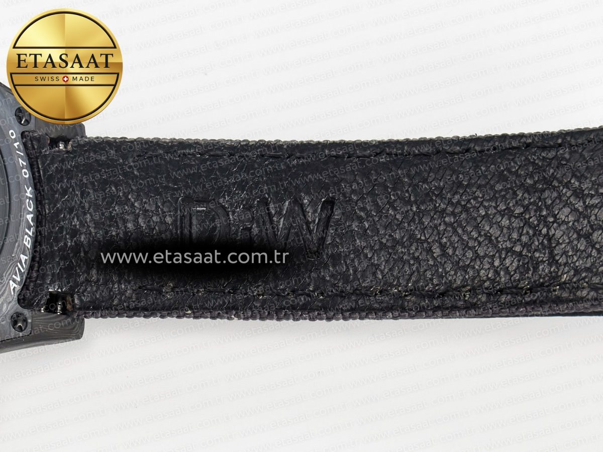 Daytona DIW “AVIA BLACK” Carbon DIWF 1:1 Best Edition Black/Red Dial on Black/Yellow Nylon Strap SH4130 - Görsel 24