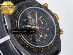 Daytona DIW “AVIA BLACK” Carbon DIWF 1:1 Best Edition Black/Red Dial on Black/Yellow Nylon Strap SH4130 - Görsel 5