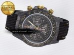 Daytona DIW “AVIA BLACK” Carbon DIWF 1:1 Best Edition Black/Red Dial on Black/Yellow Nylon Strap SH4130 - Görsel 9