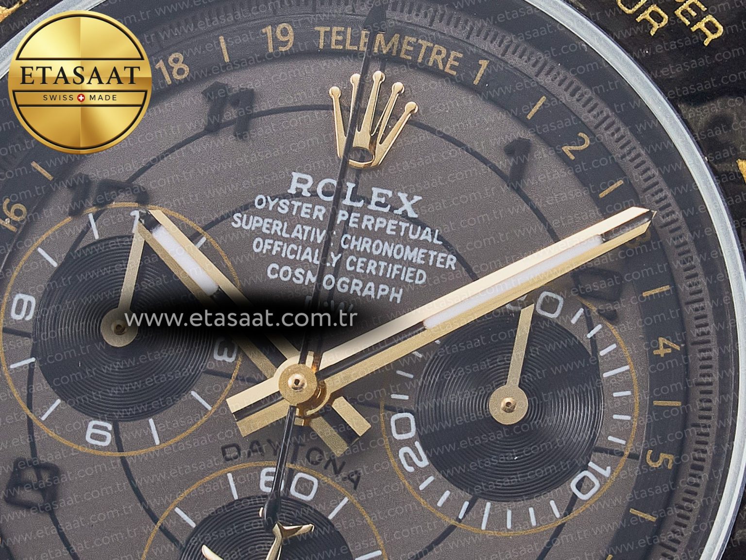 Daytona DIW “AVIA GREY” Carbon DIWF 1:1 Best Edition Gray/Yellow Dial on Black Nylon Strap SH4130 - Görsel 11