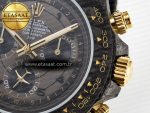 Daytona DIW “AVIA GREY” Carbon DIWF 1:1 Best Edition Gray/Yellow Dial on Black Nylon Strap SH4130 - Görsel 12